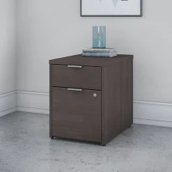 File Cabinets*Bush Business Furniture Jamestown 2-Drawer Vertical File Cabinet, Locking, Letter/Legal, Storm Gray, 23.66" (JTF116SGSU)
