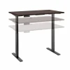 Standing Desks*Bush Business Furniture Move 60 Series 48"W Electric Height Adjustable Standing Desk, Mocha Cherry (M6S4824MRBK)