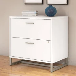 File Cabinets*Bush Business Furniture Method 2 Drawer Lateral File Cabinet, White (KI70204SU)