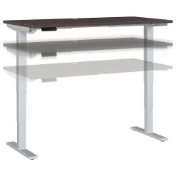Standing Desks*Bush Business Furniture Move 40 Series 60W Electric Height Adjustable Standing Desk, Storm Gray/Cool Gray Metallic (M4S6030SGSK)