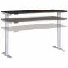 Standing Desks*Bush Business Furniture Move 40 Series 72"W Electric Height Adjustable Standing Desk, Mocha Cherry/Cool Gray (M4S7230MRSK)