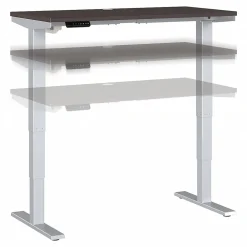 Standing Desks*Bush Business Furniture Move 40 Series 48"W Electric Adjustable Standing Desk, Storm Gray/Cool Gray Metallic (M4S4824SGSK)
