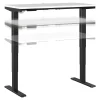 Standing Desks*Bush Business Furniture Move 40 Series 48"W Electric Height Adjustable Standing Desk, White/Black (M4S4824WHBK)