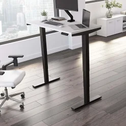 Standing Desks*Bush Business Furniture Move 40 Series 48"W Electric Height Adjustable Standing Desk, White/Black (M4S4824WHBK)