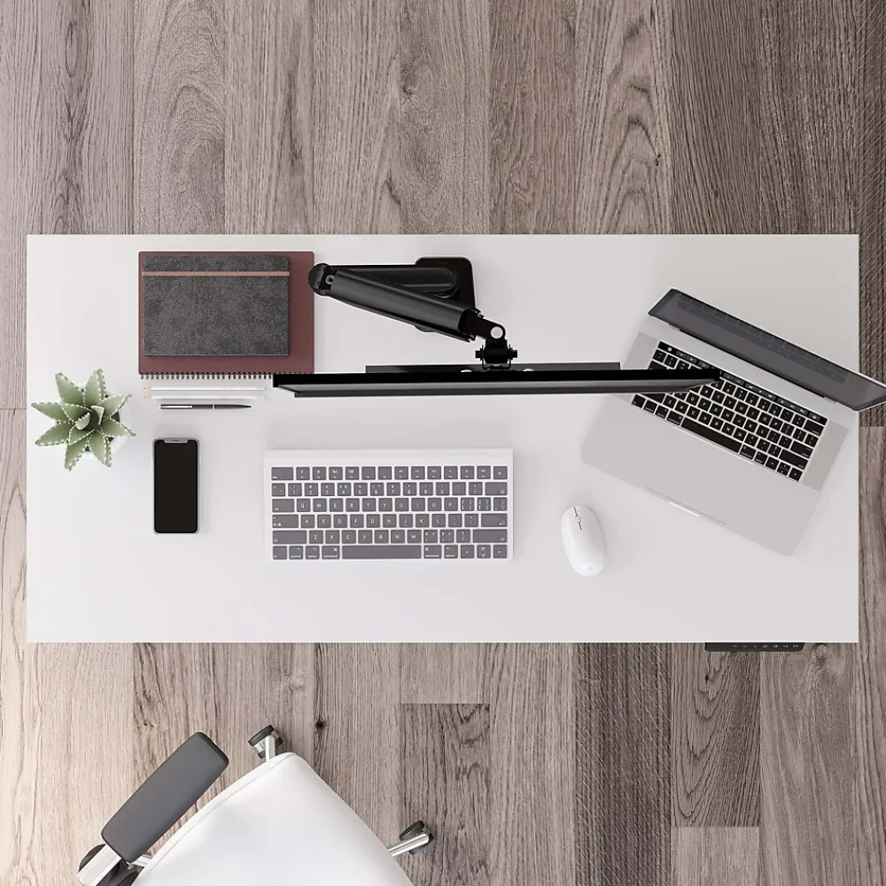 Standing Desks*Bush Business Furniture Move 40 Series 48"W Electric Height Adjustable Standing Desk, White/Black (M4S4824WHBK)