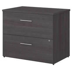 File Cabinets*Bush Business Furniture Office 500 2-Drawer Lateral File Cabinet, Locking, Letter/Legal, , 35.67" (OFF136SGSU) Storm Gray