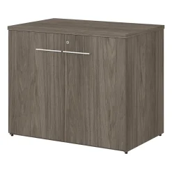 Storage Cabinets*Bush Business Furniture Office 500 29.82" Storage Cabinet with Two Shelves, (OFS136MHSU) Modern Hickory