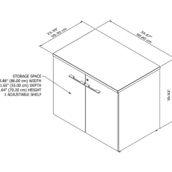 Storage Cabinets*Bush Business Furniture Office 500 29.82