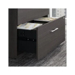 File Cabinets*Bush Business Furniture Office 500 2-Drawer Lateral File Cabinet with Hutch, Locking, Letter/Legal, (OF5007SGSU) Storm Gray
