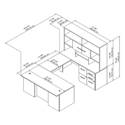 Office Desks*Bush Business Furniture Office 500 72