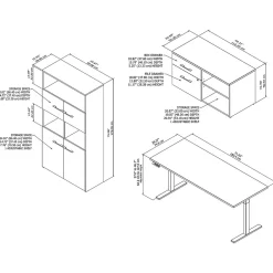 Standing Desks*Bush Business Furniture Office 500 72