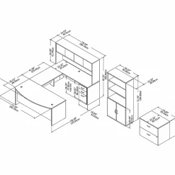 Computer Desks*Bush Business Furniture Studio C 72