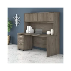 File Cabinets*Bush Business Furniture Studio C 3-Drawer Mobile Vertical File Cabinet, Letter/Legal Size, Lockable, (SCF216MHSU) Modern Hickory