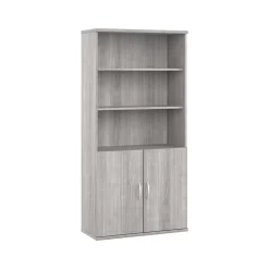 Bookcases*Bush Business Furniture Studio A 73"H 5-Shelf Bookcase with Adjustable Shelves,  Laminated Wood (STA010PG) Platinum Gray