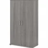 Storage Cabinets*Bush Business Furniture Universal 62" Tall Storage Cabinet with Doors and 5 Shelves, Platinum Gray (UNS136PGK)