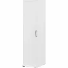 Storage Cabinets*Bush Business Furniture Universal 62" Tall Narrow Storage Cabinet with Door and 3 Shelves, White (UNS116WH)