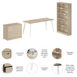 Office Desks*Bush Business Furniture Vista 72