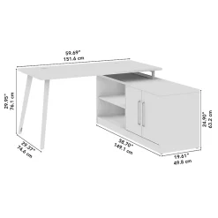L-Desks*Bush Business Furniture Vista 60