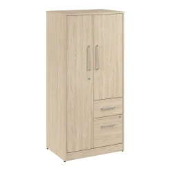 Storage Cabinets*Bush Business Furniture Vista Wardrobe Cabinet with Drawers, Natural Elm (VSS130NEK)