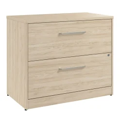 File Cabinets*Bush Business Furniture Vista 2 Drawer File Cabinet, Natural Elm (VSF136NESU)