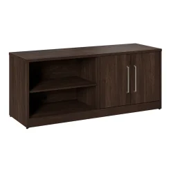 Storage Cabinets*Bush Business Furniture Vista Low Storage Cabinet with Doors and Shelves, Black Walnut (VSS160BW)