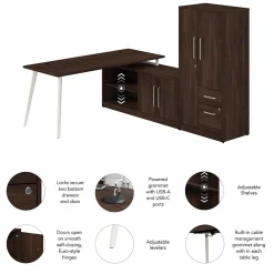 L-Desks*Bush Business Furniture Vista 72