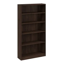 Bookcases*Bush Business Furniture Vista Tall 5 Shelf Bookcase, Black Walnut (VSB12453-Z)