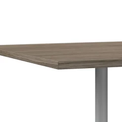 Conference Room Tables*Bush Business Furniture 96W x 42D Boat Shaped Conference Table with Metal Base, Modern Hickory (99TBM96MHSVK)