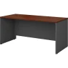 Corner Desks*Bush Business Furniture Westfield 66W x 30D Office Desk, Hansen Cherry/Graphite Gray (WC24442A)
