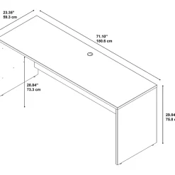 Office Desks*Bush Business Furniture Westfield 72