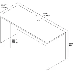 Office Desks*Bush Business Furniture Westfield 60
