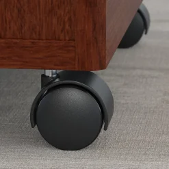 L-Desks*Bush Business Furniture Westfield 72W L Shaped Desk with Hutch and Mobile File Cabinet, (SRC0018MASU) Mahogany