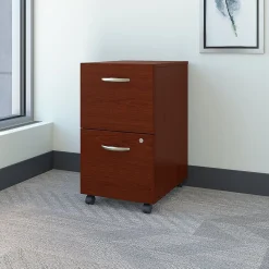 File Cabinets*Bush Business Furniture Westfield 2-Drawer Mobile Vertical File Cabinet, Letter/Legal Size, Lockable, (WC36752SU) Mahogany