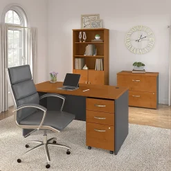 File Cabinets*Bush Business Furniture Westfield Lateral File Cabinet, Natural Cherry (WC72454CSU) Natural Cherry/Graphite Gray