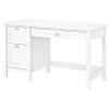 Computer Desks*Bush Furniture Broadview 54"W Computer Desk with Drawers, Pure White (BDD254WH-03)