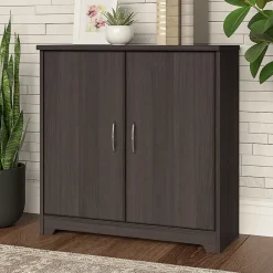 Storage Cabinets*Bush Furniture Cabot 30"H Small Storage Cabinet with 2 Shelves, (WC31798) Heather Gray