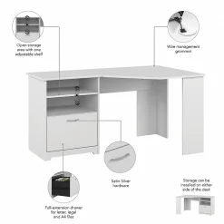 Corner Desks*Bush Furniture Cabot 60