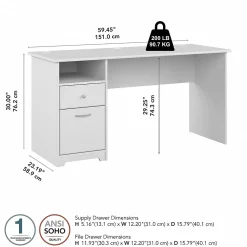 Computer Desks*Bush Furniture Cabot 60
