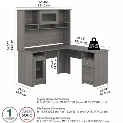 Office Desks*Bush Furniture Cabot 60