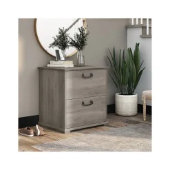 File Cabinets*Bush Furniture Homestead 2-Drawer Lateral File Cabinet, Letter/Legal Size, Lockable, Driftwood Gray (HOF129DG-Z)
