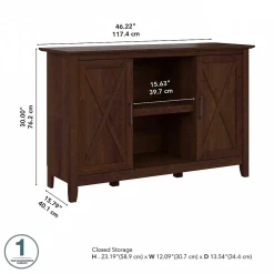 Storage Cabinets*Bush Furniture Key West 30