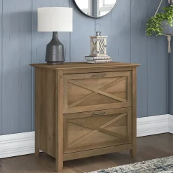 File Cabinets*Bush Furniture Key West 2-Drawer Lateral File Cabinet, Letter/Legal, Reclaimed Pine, 30" (KWF130RCP-03)
