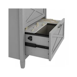 File Cabinets*Bush Furniture Key West 2-Drawer Lateral File Cabinet, Letter/Legal, Cape Cod Gray, 30