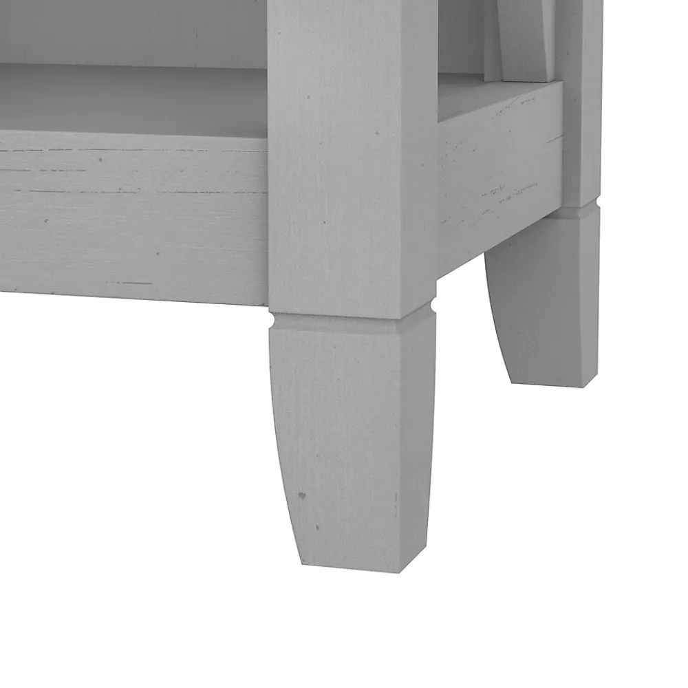 Bookcases*Bush Furniture Key West 66"H 5-Shelf Bookcase with Adjustable Shelves, Cape Cod Gray Laminated Wood (KWB132CG-03)