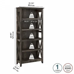 Bookcases*Bush Furniture Key West 66