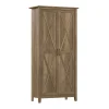 Storage Cabinets*Bush Business Furniture Bush Furniture Key West 65.98"H Storage Cabinet with 5 Shelves, Reclaimed Pine (KWS266RCP-03)