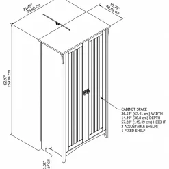 Storage Cabinets*Bush Furniture Salinas 63