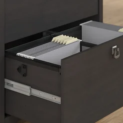 File Cabinets*Bush Furniture Salinas Lateral File Cabinet, (SAF132VB-03) Vintage Black