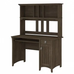 Computer Desks*Bush Furniture Salinas 48"W Small Computer Desk with Hutch, (MY72608-03) Ash Brown