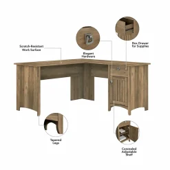 L-Desks*Bush Furniture Salinas 60